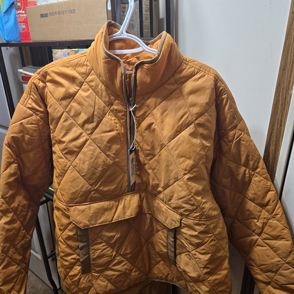 Alpine Design Jackets & Blazers - Alpine Design Orange Quilted Puffer Jacket